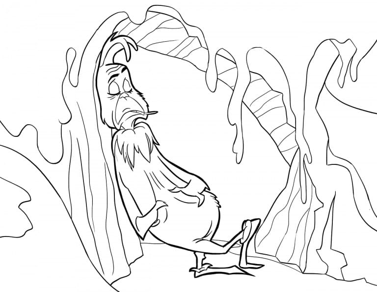 Kostenloses Grinch Bild ausmalbilder