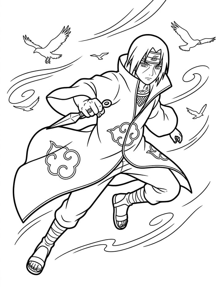 Kostenloses Itachi-Bild ausmalbilder