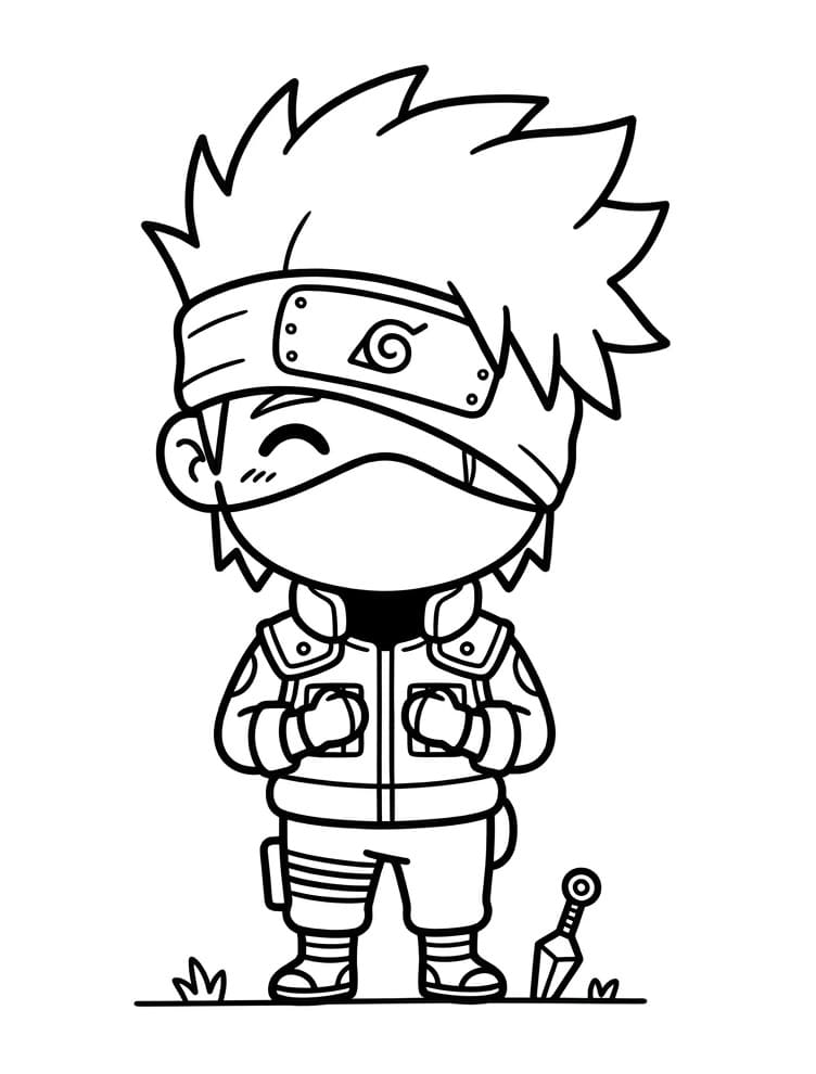 Kostenloses Kakashi-Bild ausmalbilder