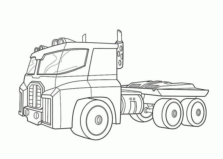 Kostenloses Optimus Prime Bild ausmalbilder