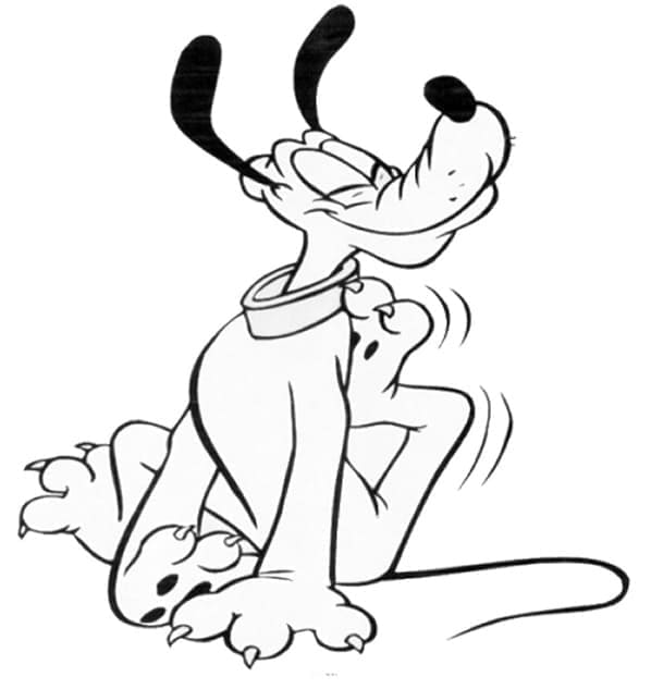 Kostenloses Pluto Bild ausmalbilder