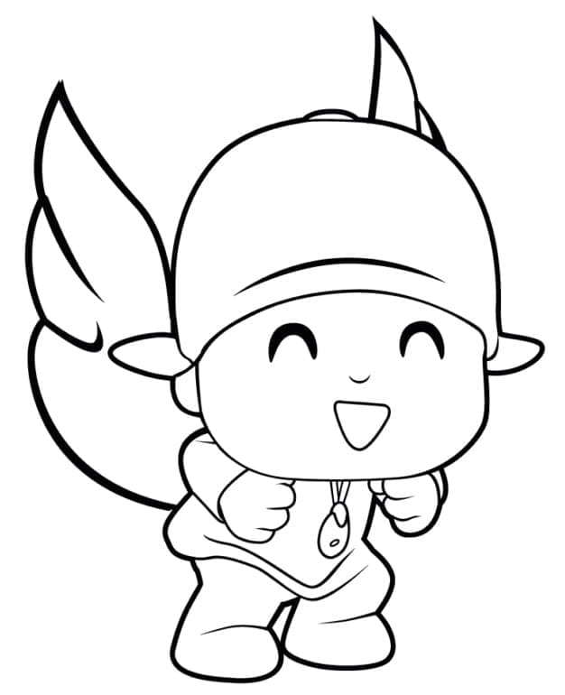 Kostenloses Pocoyo Bild ausmalbilder
