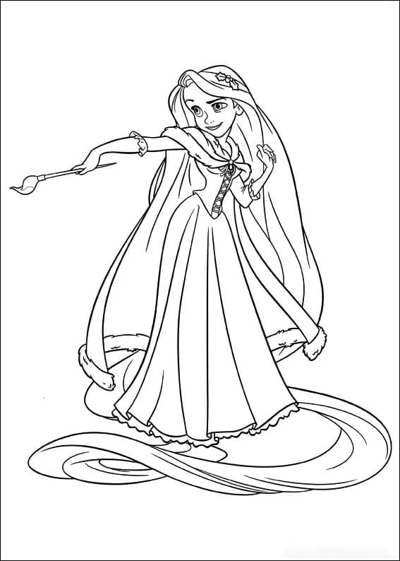 Kostenloses Rapunzel Bild ausmalbilder