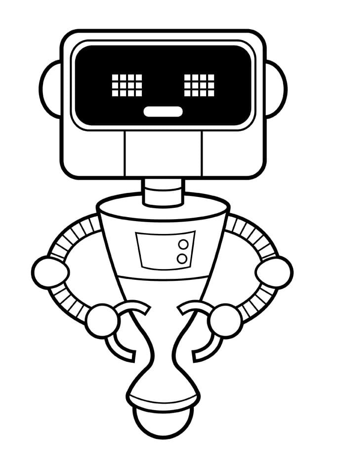Kostenloses Roboter Bild ausmalbilder