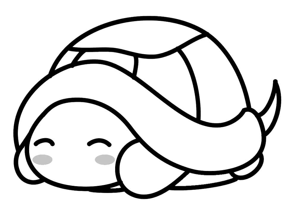 Kostenloses Schildkrötenbild ausmalbilder
