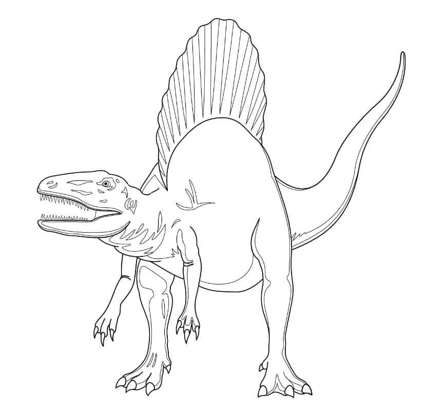 Kostenloses Spinosaurus-Bild ausmalbilder
