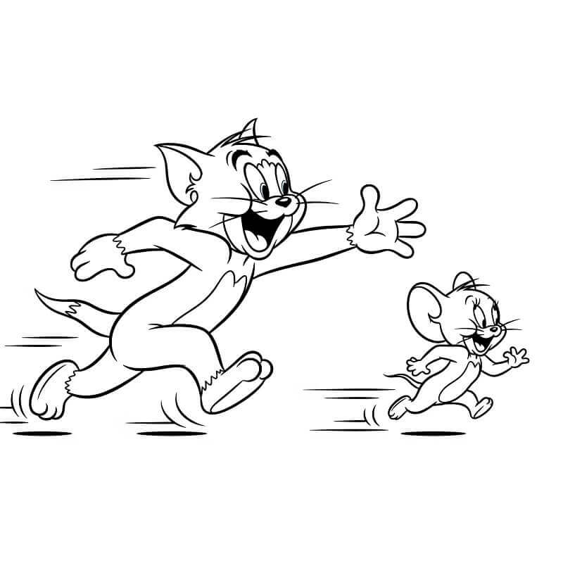 Kostenloses Tom und Jerry Bild ausmalbilder