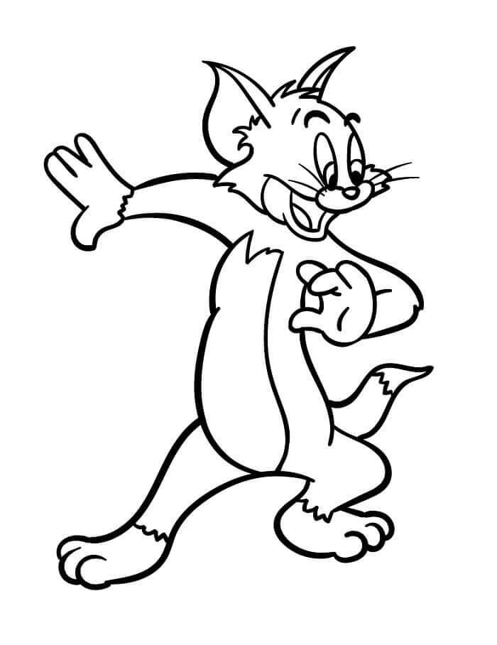 Kostenloses Tom und Jerry Motiv ausmalbilder