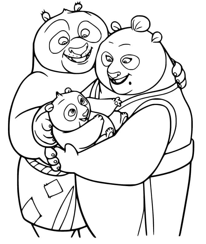 Kung Fu Panda 1 ausmalbilder