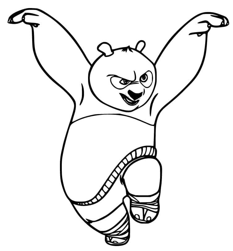Kung Fu Panda 2 ausmalbilder