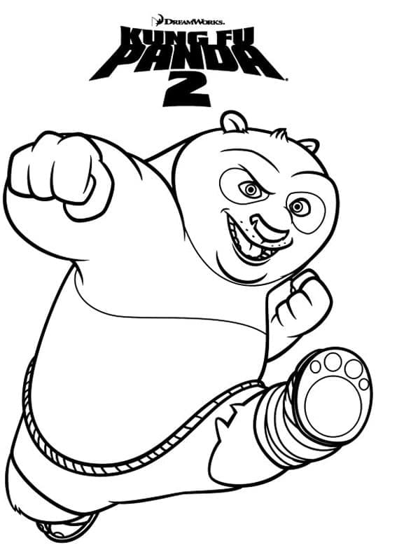 Kung Fu Panda 3 ausmalbilder