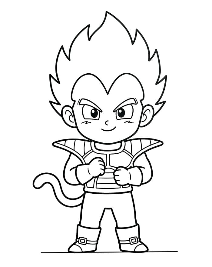 Legendäre Vegeta ausmalbilder