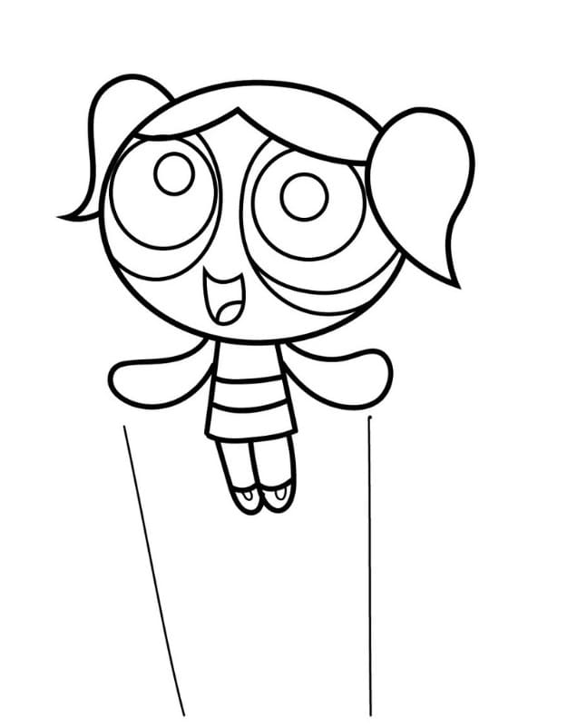 Leichte Powerpuff Girls ausmalbilder