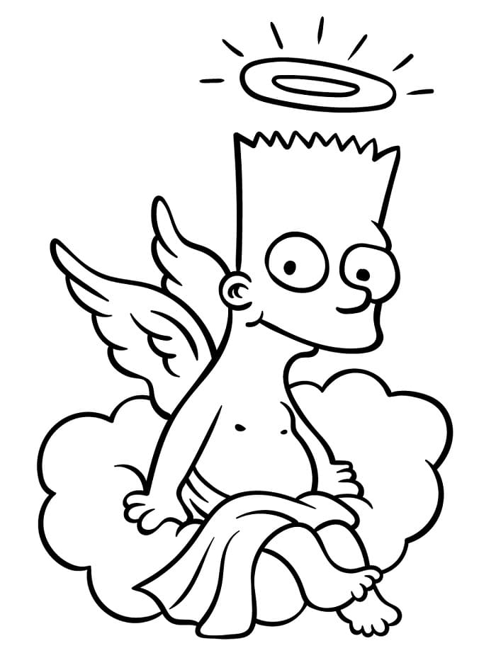 Leichte Simpsons ausmalbilder