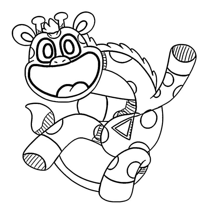Leichte Smiling Critters ausmalbilder