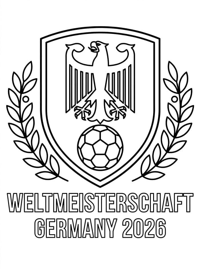 Leichte Weltmeisterschaft 2026 ausmalbilder