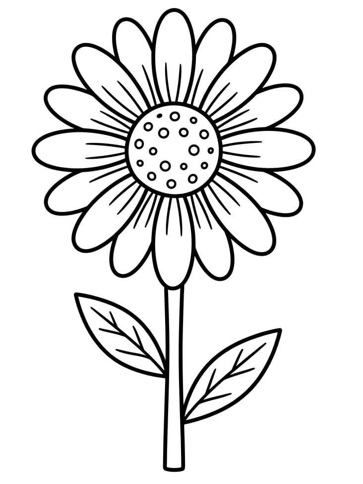 Leichtes Gänseblümchen ausmalbilder