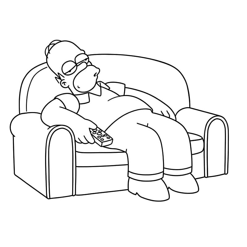 Liebenswerte Simpsons ausmalbilder