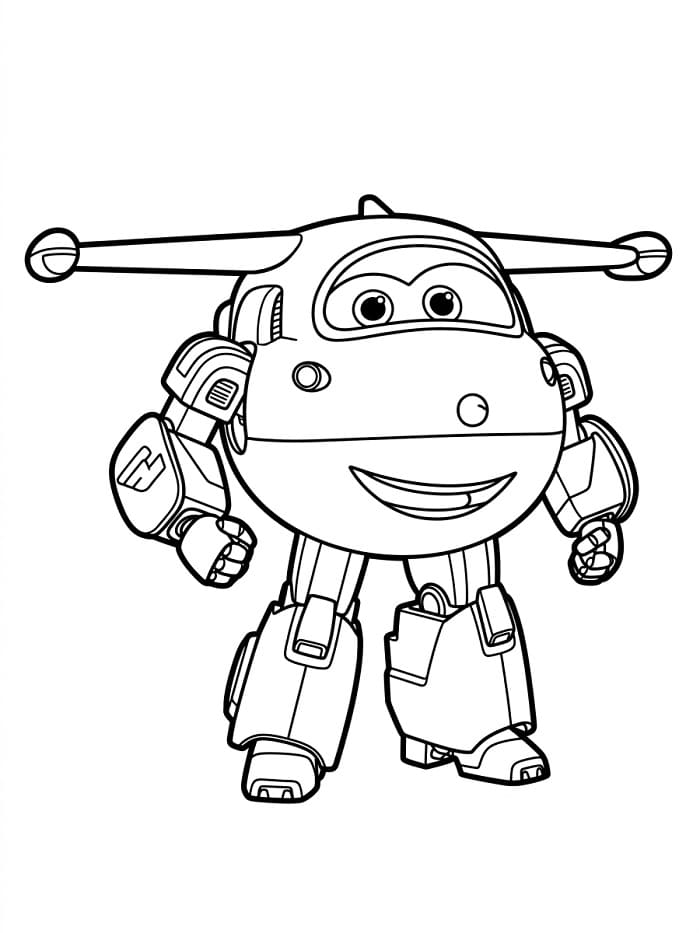 Liebenswerte Super Wings ausmalbilder