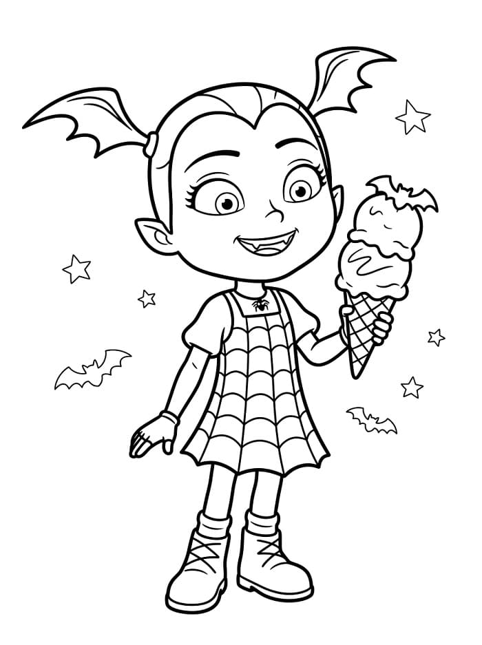 Liebenswerte Vampirina ausmalbilder