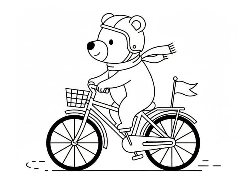 Liebenswerter Bär ausmalbilder