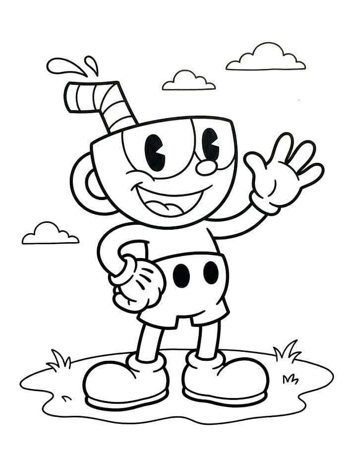 Cuphead ausmalbilder