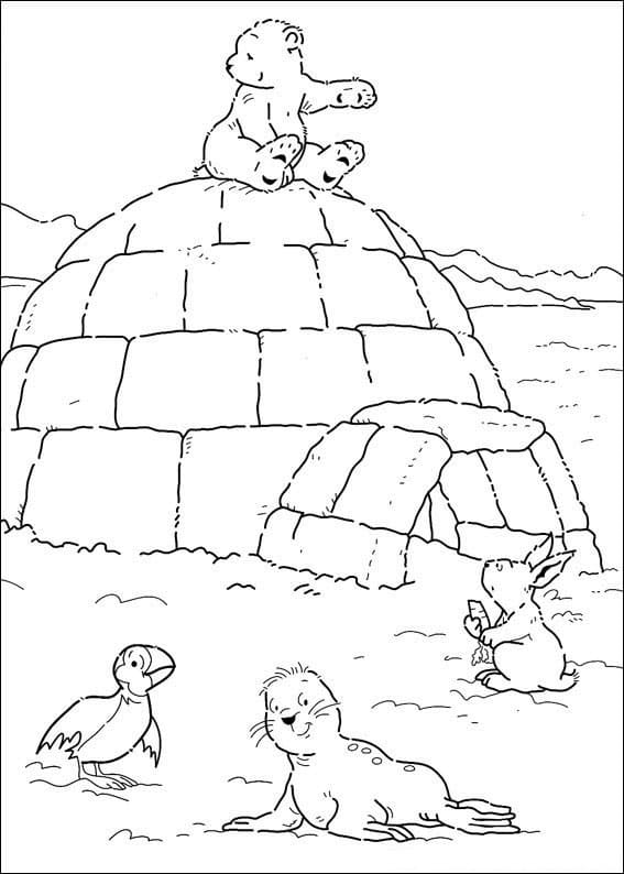 Liebenswerter Der kleine Eisbär ausmalbilder