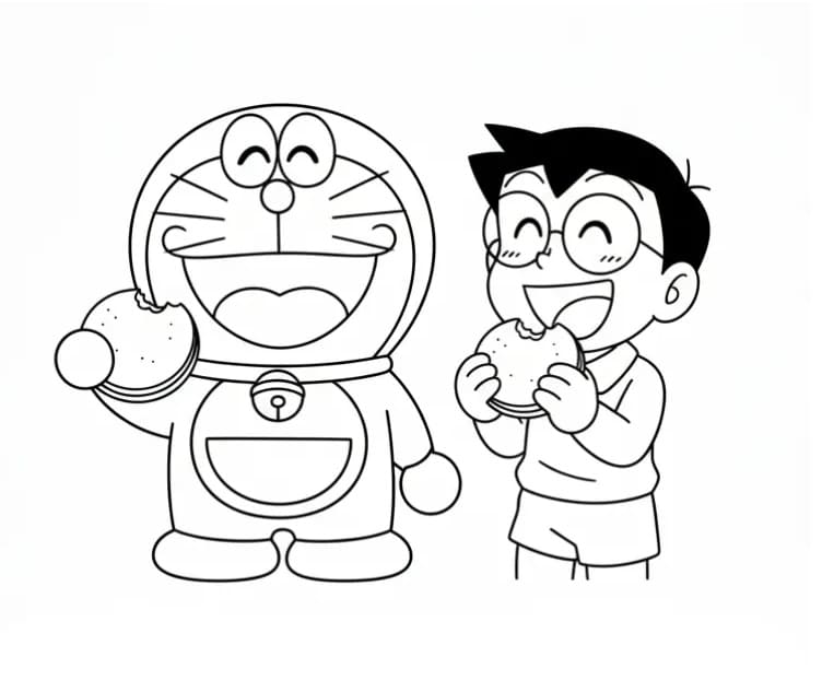 Liebenswerter Doraemon ausmalbilder