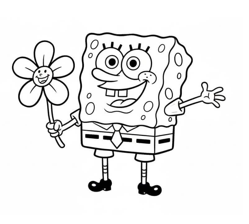 Liebenswerter Spongebob ausmalbilder
