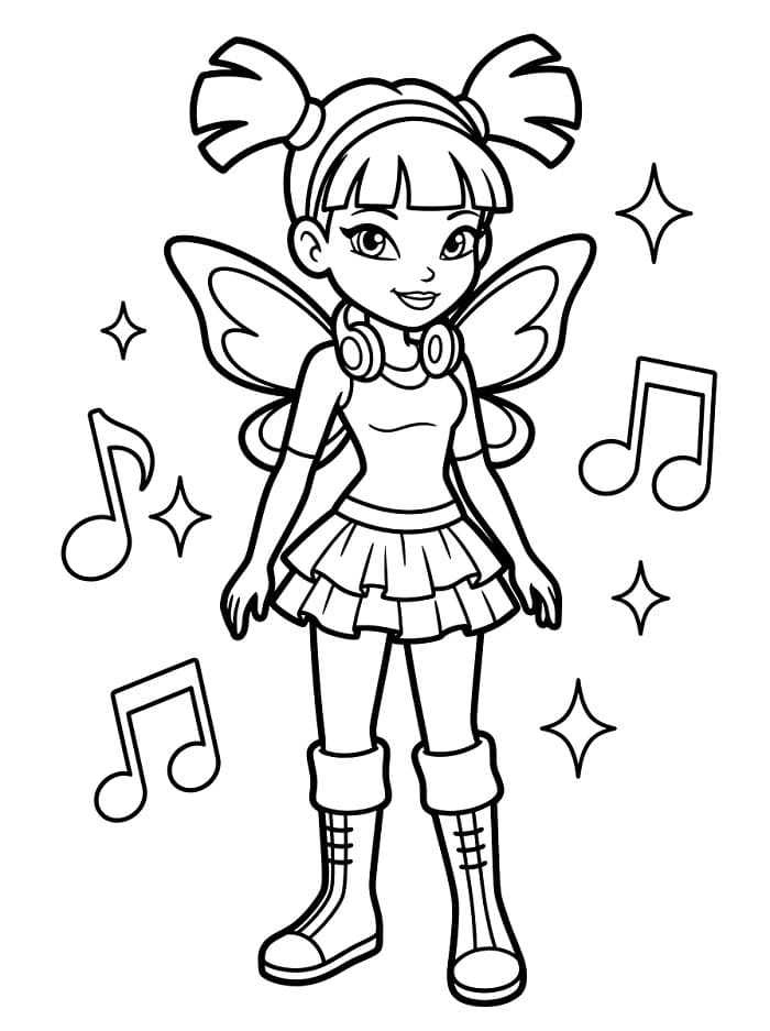 Liebenswerter Winx Club ausmalbilder