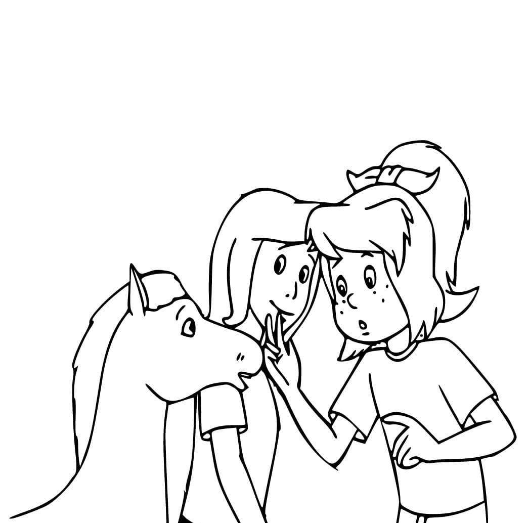 Liebevolle Bibi und Tina