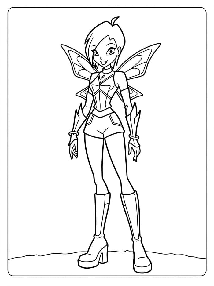 Lieblicher Winx Club ausmalbilder