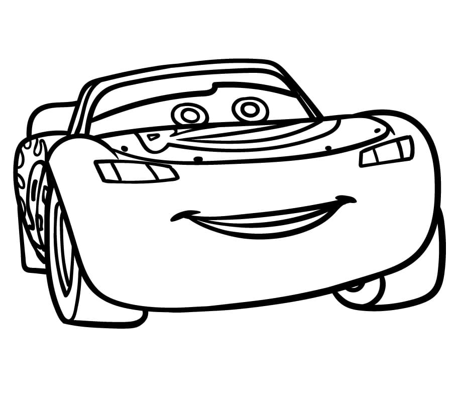 Lightning McQueen Auto ausmalbilder
