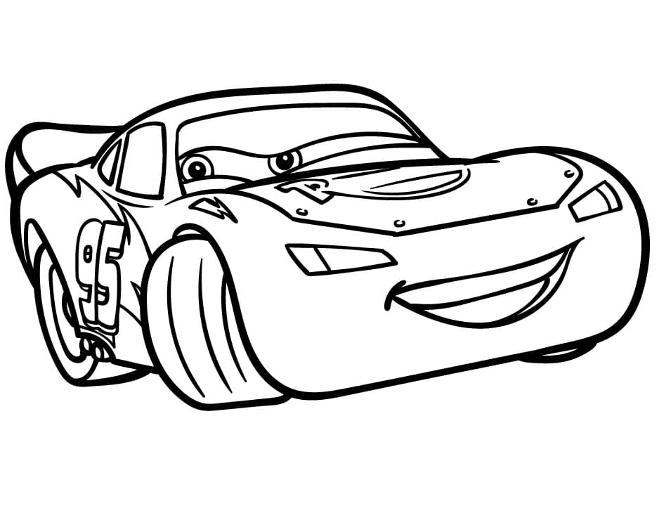 Lightning McQueen aus Disney ausmalbilder