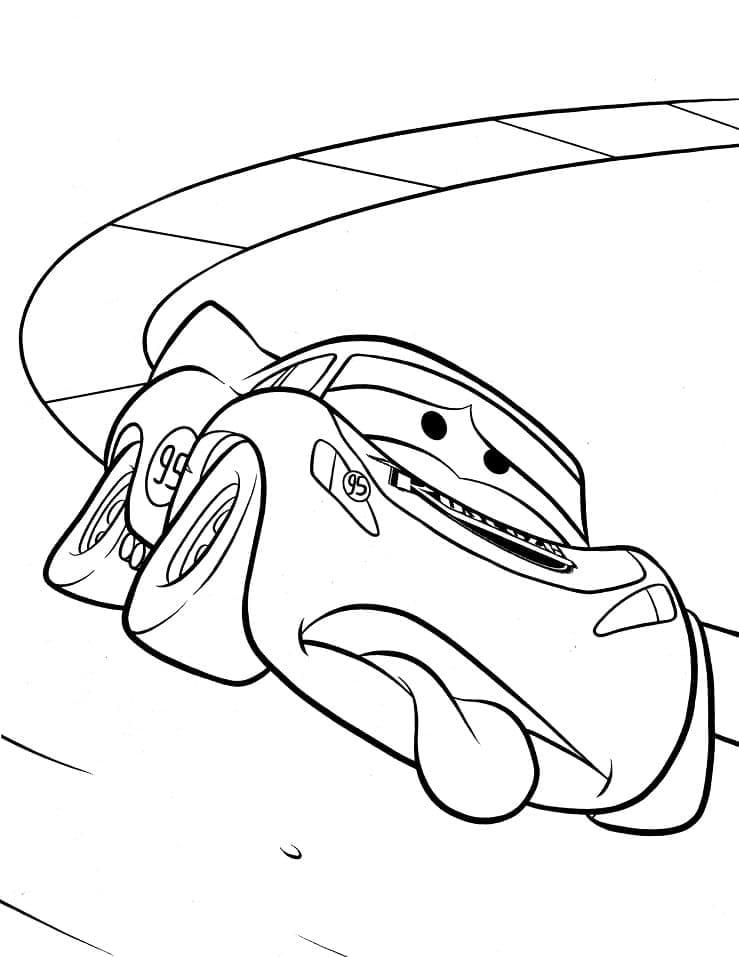 Lightning McQueen für 1-jährige Kinder ausmalbilder