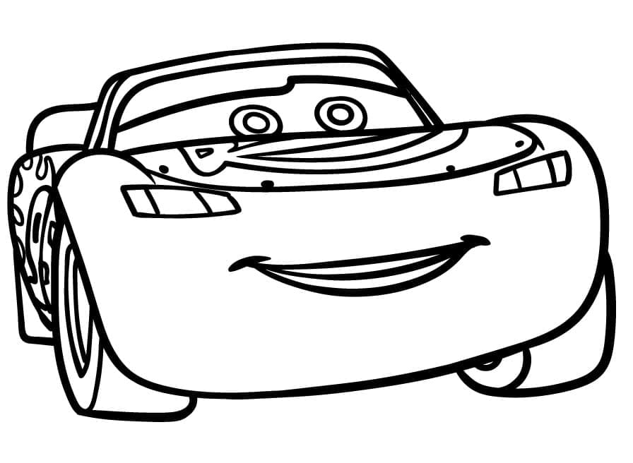Lightning McQueen für 3-jährige Kinder ausmalbilder