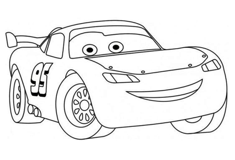 Lightning McQueen ausmalbilder