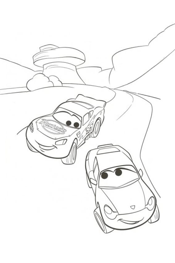 Lightning McQueen für 5-jährige Kinder ausmalbilder
