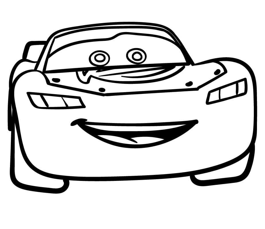 Lightning McQueen zum Ausdrucken ausmalbilder