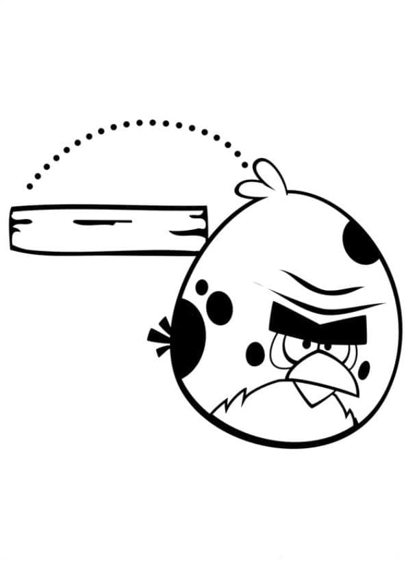 Lustige Angry Birds ausmalbilder