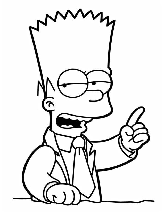 Lustige Simpsons ausmalbilder