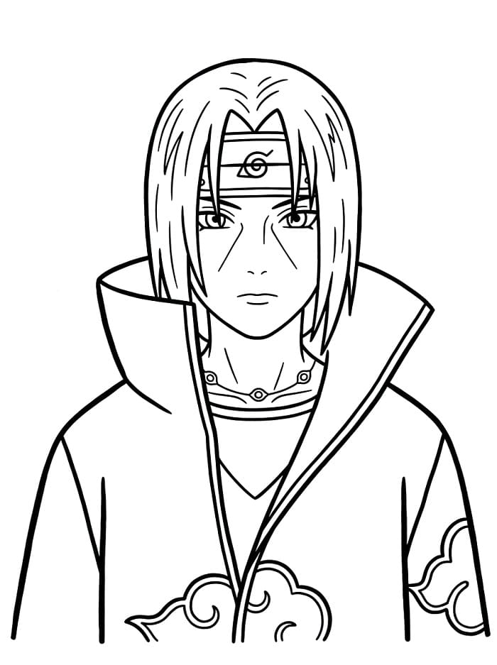 Mächtiger Itachi ausmalbilder