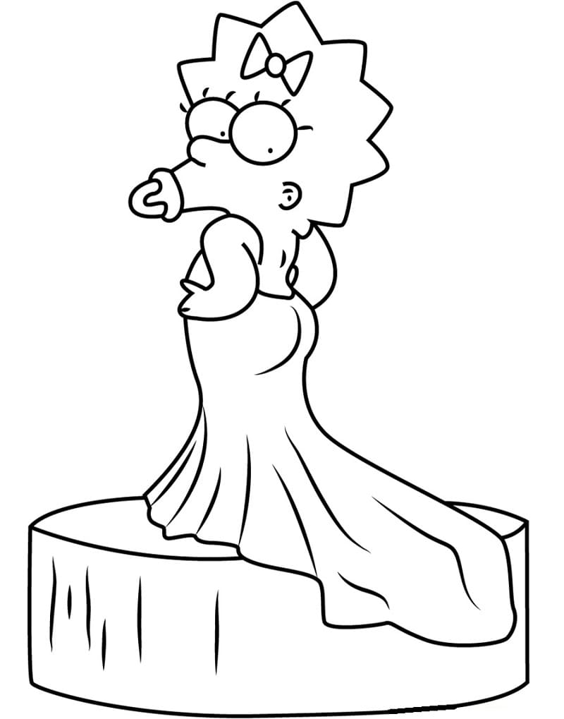 Maggie Simpson aus den Simpsons