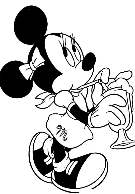 Minnie Maus Ausmalbild ausmalbilder