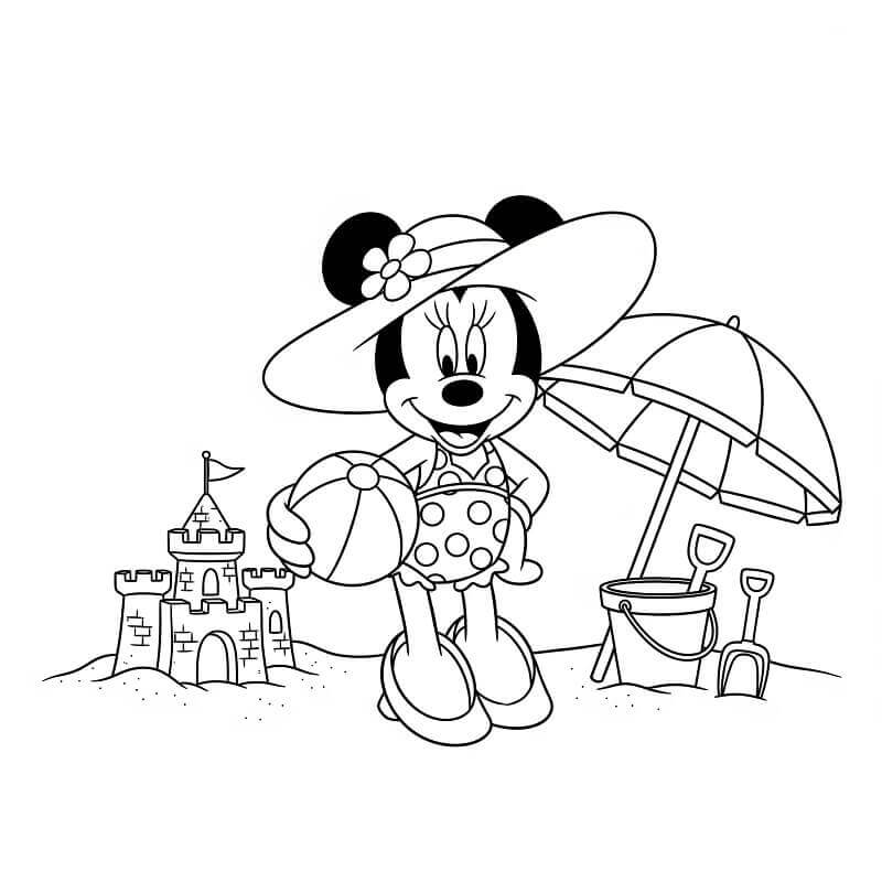 Minnie Maus aus Disney ausmalbilder