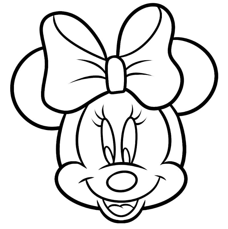 Minnie Maus für 2-jährige Kinder ausmalbilder