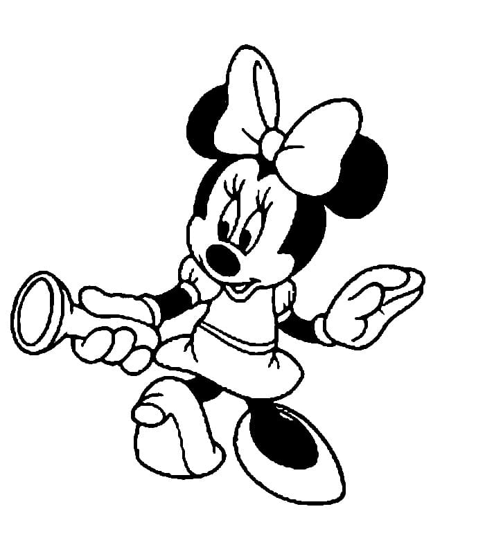 Minnie Maus für 3-jährige Kinder ausmalbilder