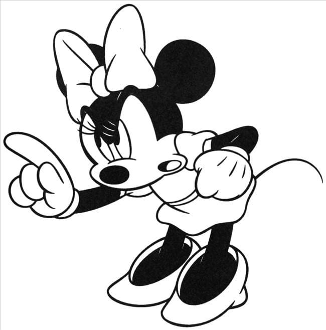 Minnie Maus für 5-jährige Kinder ausmalbilder