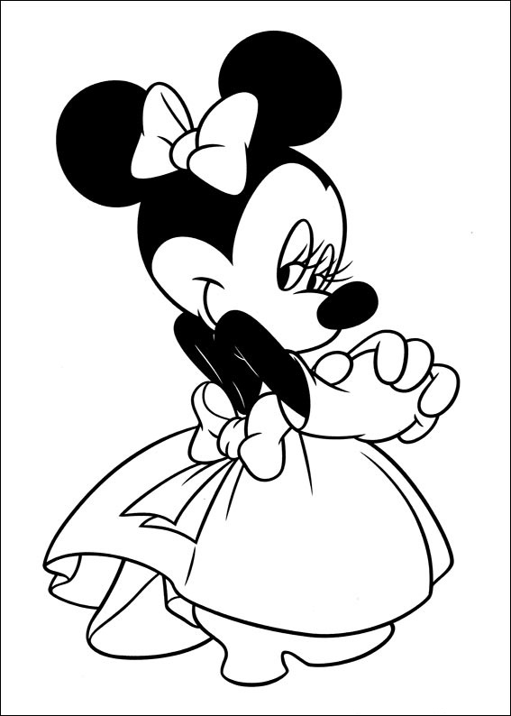 Minnie Maus für 6-jährige Kinder ausmalbilder