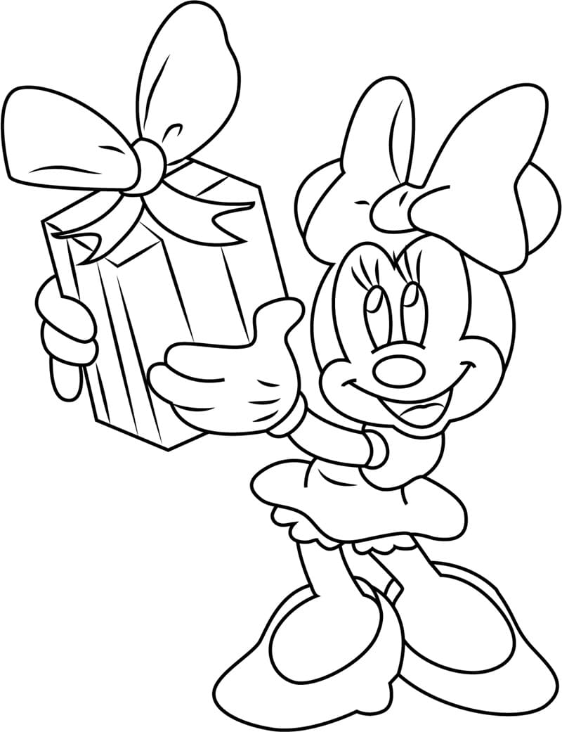 Minnie Maus kostenlos für Kinder ausmalbilder